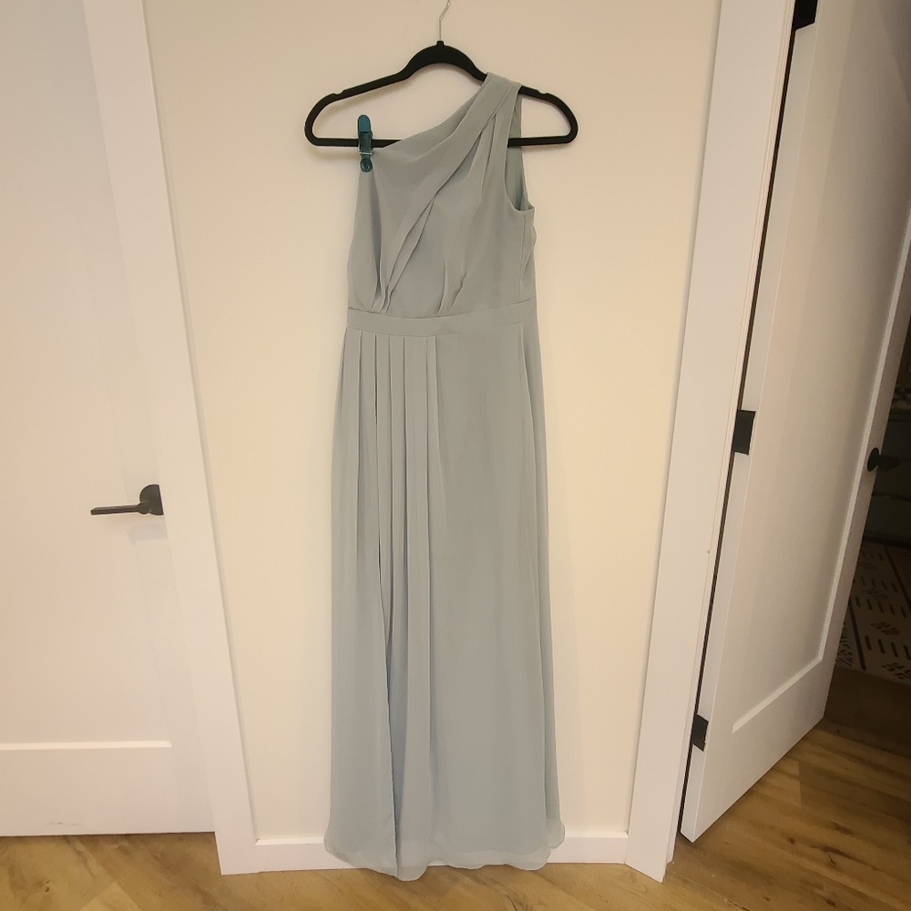 Davids bridal sage green dress